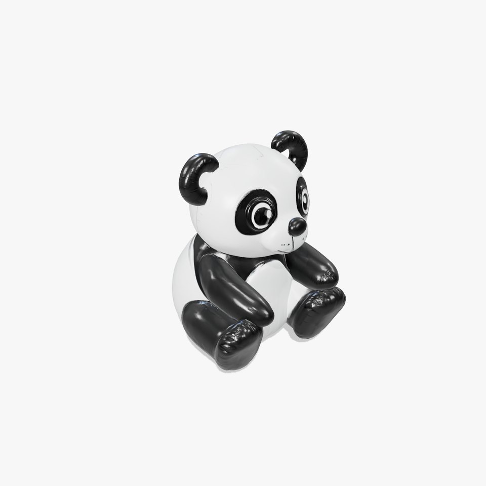 Inflatable Panda Bear Toy Model Pack